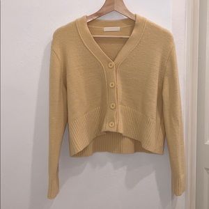 Knit Cropped Cardigan